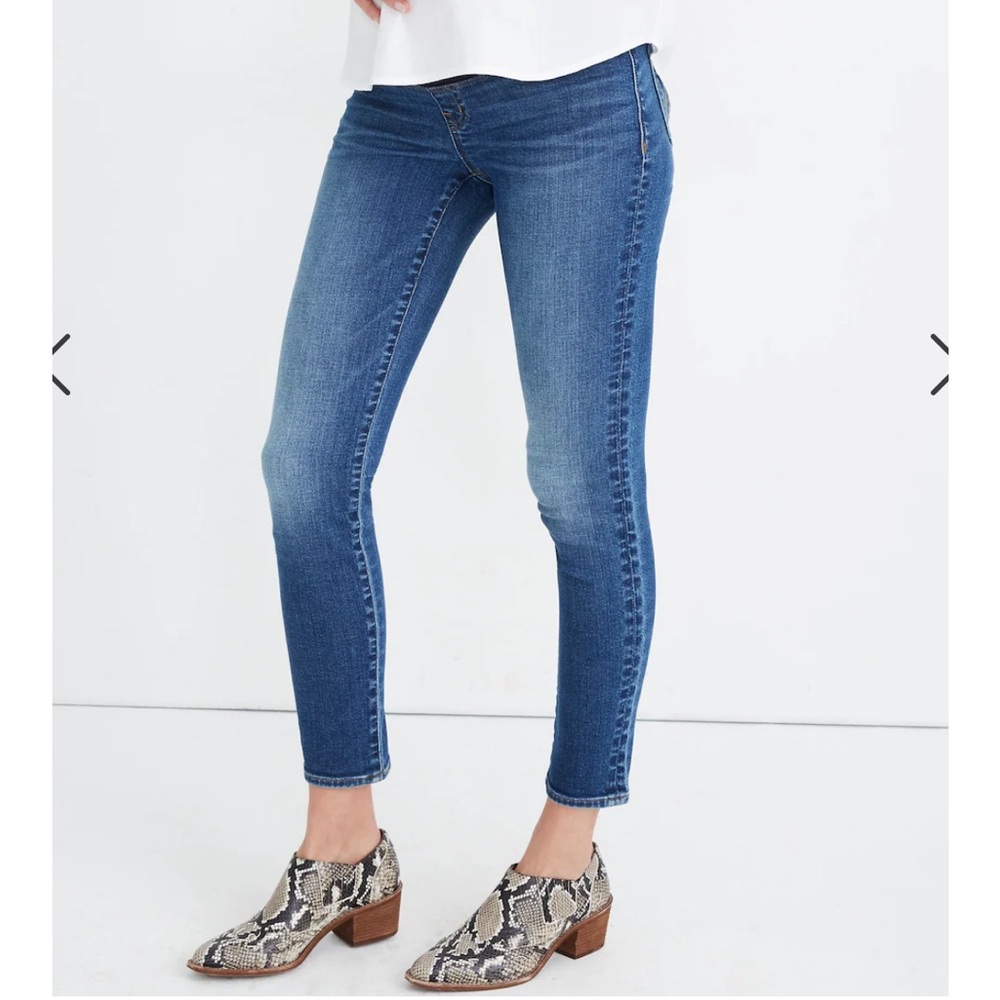 Madewell Maternity Skinny Crop Jeans - Over the Tummy